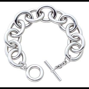 Ralph Lauren Silver Toggle Bracelet